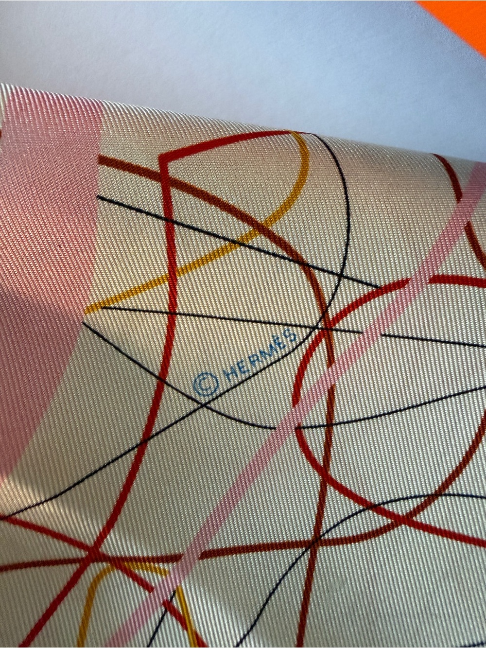 Hermes Brides de Gala au Fil de Soie scarf 90 - Picture 5 of 8